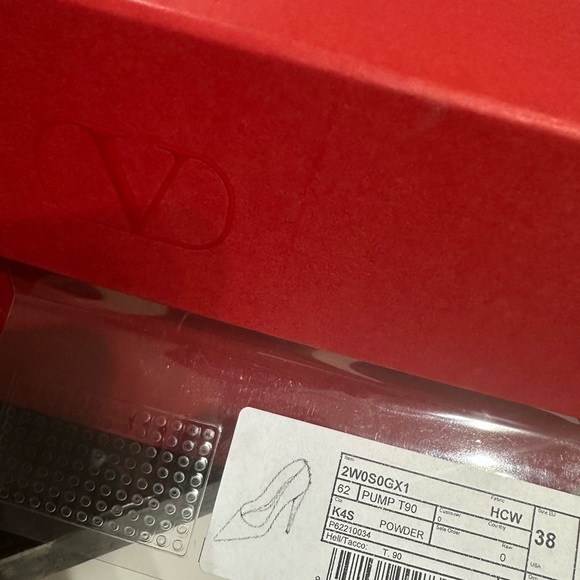 Valentino Rockstud pointed toe pum size 38 IT / US 8 - Picture 5 of 7